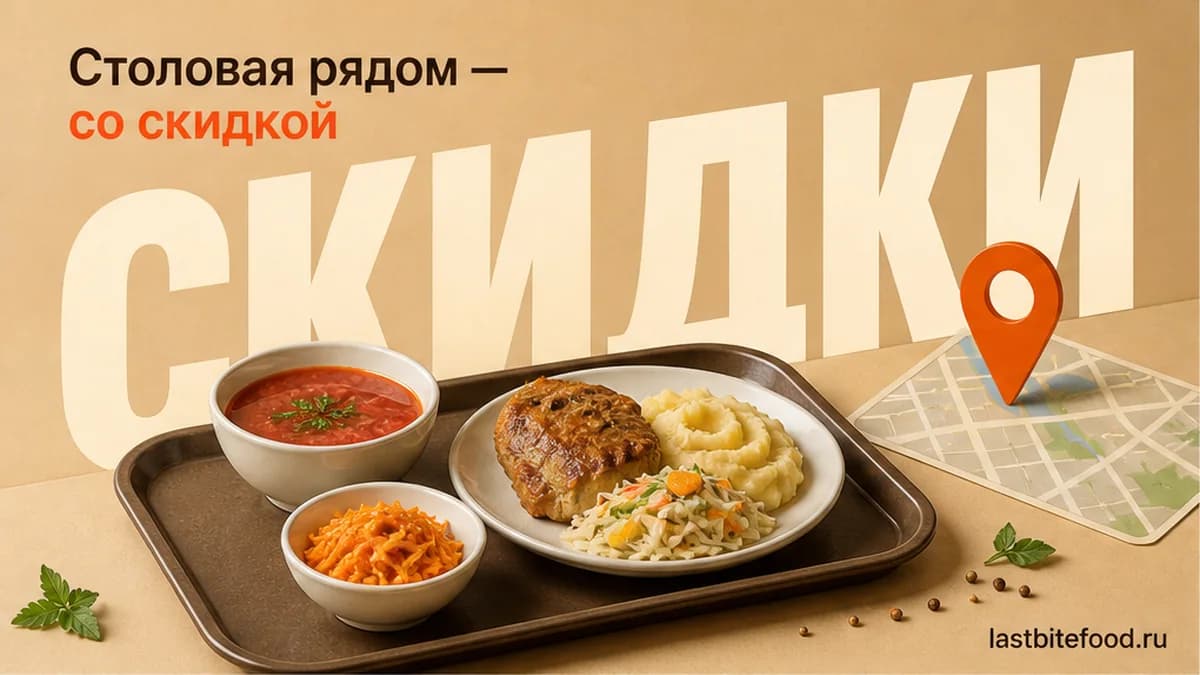 Карта и комплексное готовое со словом СКИДКИ: столовая рядом со скидкой в Ростове-на-Дону и самовывоз