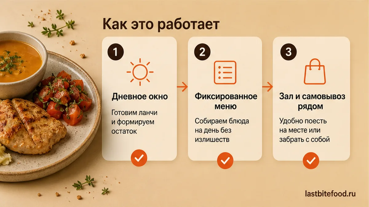Схема: когда бизнес-ланч в Ростове выигрывает — окно, меню и близость